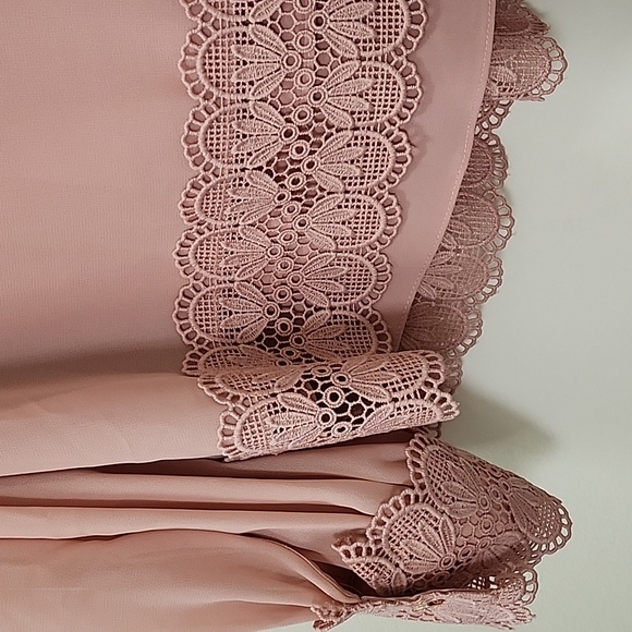 Ted Baker London Cailley Pink Embroidered Longsleeve Blouse Size 3/ 8 - Picture 16 of 16